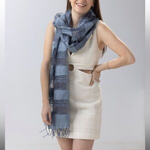 Zara off white tweed dress